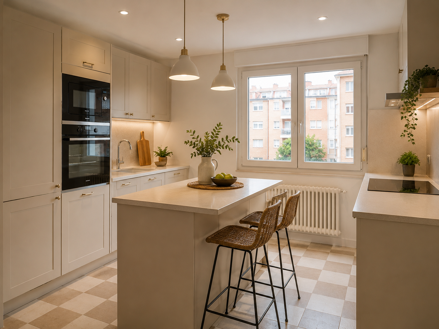 Cocina con zona de cocción en Valladolid