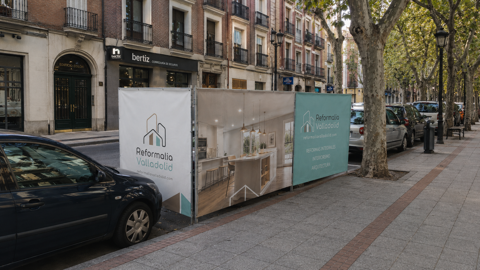 Contenedor de obra Reformalia Valladolid
